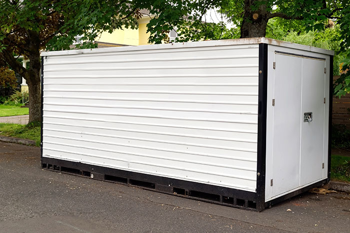 storage container delivered for residential use